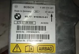 31916562301L блок управління airbag (srs) BMW X5 E70 2008