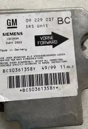 BCS0361358Y блок управління airbag (srs) Opel Astra G 1999