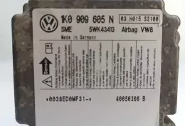 1K0909605T037 блок управления AirBag (SRS) Volkswagen Golf V 2009
