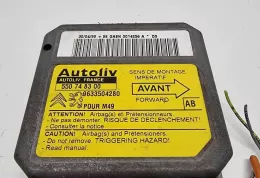9633504280 блок управління airbag (srs) Citroen Berlingo 2000