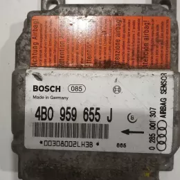 4BO959655J блок управления AirBag (SRS) Audi A6 S6 C5 4B 2000
