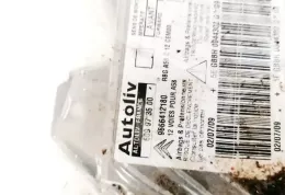 9666412180 блок управління airbag (srs) Citroen C3 Picasso 2009