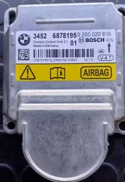 0265020816 блок управління airbag (srs) BMW X5 F15 2016