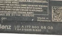 A1779006608 блок управління airbag (srs) Mercedes-Benz A W177 2021
