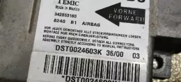 DST0024603K блок управління airbag (srs) Opel Corsa C 2003