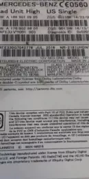 A1669000820 блок управления AirBag (SRS) Mercedes-Benz ML W166 2013