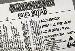 68163807AB блок управління airbag (srs) Dodge Journey 2012