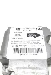 5WK42978 блок управления AirBag (SRS) Opel Zafira A 2000