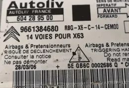 RBGX6V14CEM00 блок управления AirBag (SRS) Citroen C6 2006