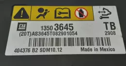 AS3645T082901054 блок управління airbag (srs) Opel Insignia A 2008