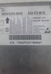 T06JF2231180942 блок управления AirBag (SRS) Mercedes-Benz C W204 2008