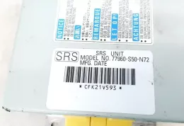 77960S50N72 блок управління airbag (srs) Honda Logo 2000