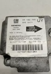 UYS0118213M блок управління airbag (srs) Opel Astra G 2000