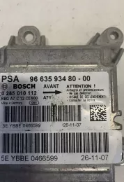 0466599 блок управління airbag (srs) Peugeot 207 2008