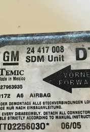 DT02256030 блок управління airbag (srs) Opel Corsa C 2004