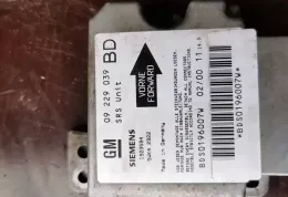 BDS0196007W блок управління airbag (srs) Opel Vectra B 2000