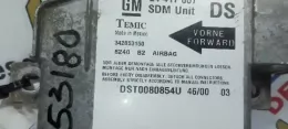 53180 блок управління airbag (srs) Opel Corsa C 2003