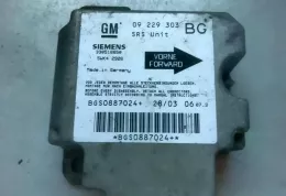 BGS0887024 блок управления AirBag (SRS) Opel Astra G 2001