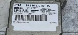 0285010111 блок управління airbag (srs) Peugeot 207 CC 2008