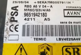 9651942180 блок управления AirBag (SRS) Peugeot 607 2001