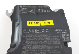 A2229012601 блок управління airbag (srs) Mercedes-Benz S W222 2015