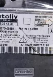 9673605880 блок управління airbag (srs) Peugeot RCZ 2014