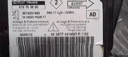6546AQ блок управління airbag (srs) Peugeot 308 2012