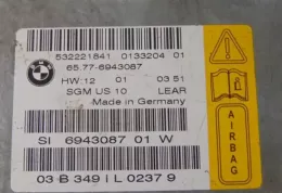 65776943087 блок управління airbag (srs) BMW 5 E60 E61 2007