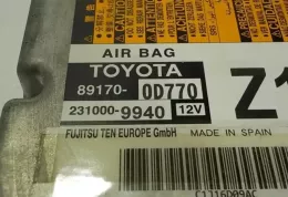 891700D770 блок управління airbag (srs) Toyota Yaris 2017