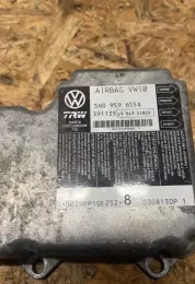 0308130P блок управління airbag (srs) Volkswagen Tiguan 2008