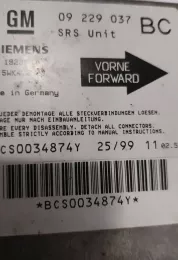 192359A блок управління airbag (srs) Opel Astra G 1999