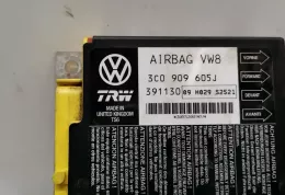 39113009 блок управління airbag (srs) Volkswagen PASSAT B6 2007