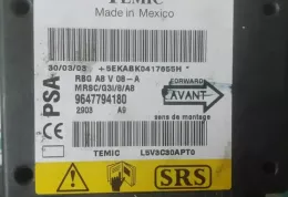 654692 блок управления AirBag (SRS) Citroen C3