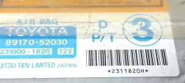 2310001820 блок управления AirBag (SRS) Toyota Yaris 2001
