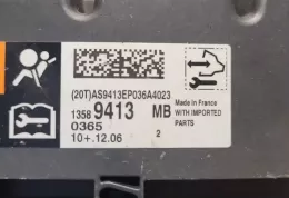 AS841262036AA023 блок управління airbag (srs) Opel Astra J 2014