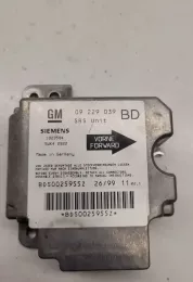 09229039BD блок управления AirBag (SRS) Opel Vectra B 2000