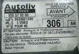 48541 блок управления AirBag (SRS) Peugeot 306 1994