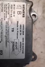 46020604 блок управління airbag (srs) Peugeot 307 2003