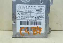 9678691580 блок управления AirBag (SRS) Citroen C4 II 2014