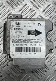 DJS0031777X блок управління airbag (srs) Opel Vectra B 1997