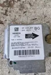 BGS0231076V блок управління airbag (srs) Opel Zafira A 2002