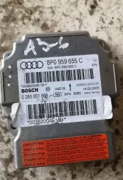 8PO959655C блок управління airbag (srs) Audi A3 S3 8P 2007