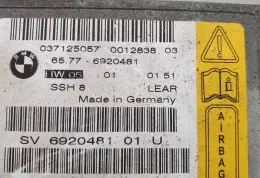6920481 блок управления AirBag (SRS) BMW 7 E65 E66 2006