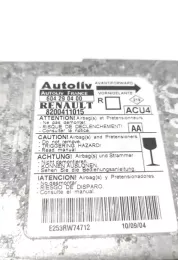 8200411015 блок управління airbag (srs) Renault Scenic II - Grand scenic II 2005