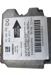 GM90582536DG блок управління airbag (srs) Opel Zafira A 2001