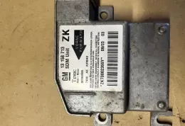 ZKT0002355Y блок управління airbag (srs) Opel Meriva A 2004