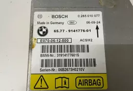 9441776 блок управления AirBag (SRS) BMW X5 E70 2007