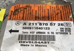 500511040123 блок управління airbag (srs) Mercedes-Benz E W211 2006
