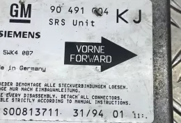 KJS00813711 блок управления AirBag (SRS) Opel Omega B1 1995