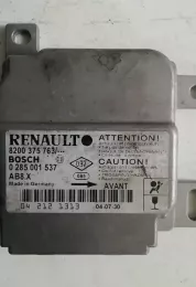 285001537 блок управління airbag (srs) Renault Clio II 2004